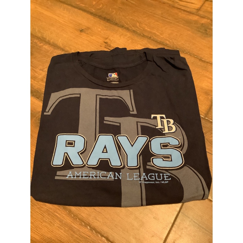 MLB Tampa Bay Rays T-Shirt‎ American League Graphic Tee Mens 2XL